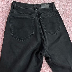 Vintage 90s black Lee jeans marked size 10